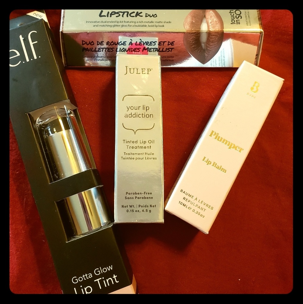 NIP Lip Bundle E.L.F. Julep, & more